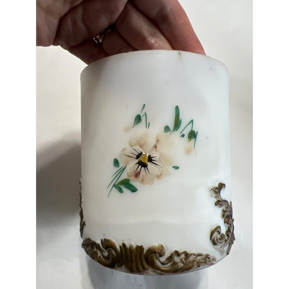 Victorian Antique 1899 Cuffs Vanity Container With Lid - Picture 5 of 8